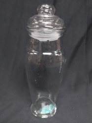 Tall Glass Candy Jar