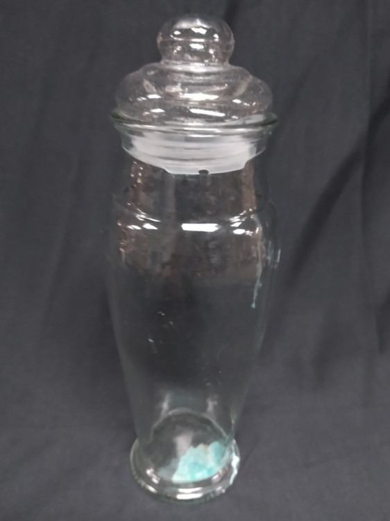 Tall Glass Candy Jar