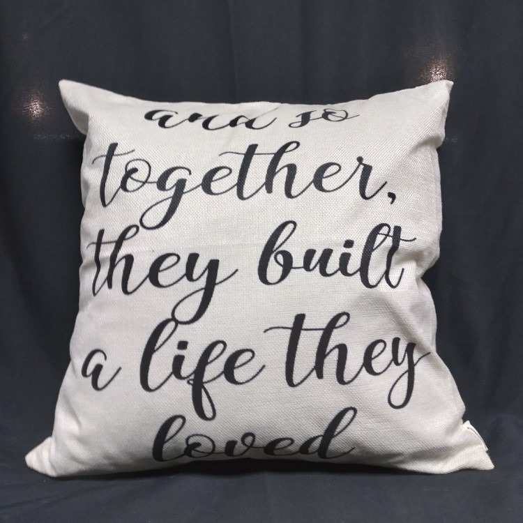 Together They Built A Life Pillow