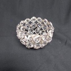 Crystal Bead Candle Holder