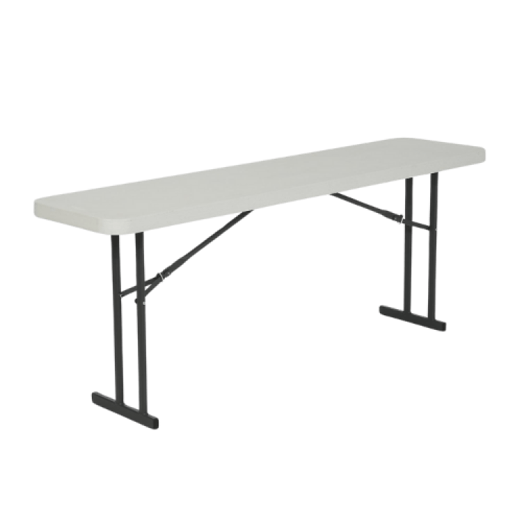 2 ft x 4 ft Long Table Adjustable Height
