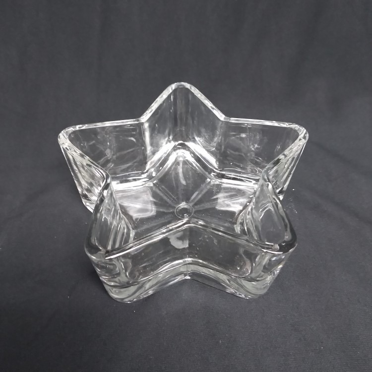 Large Glass Star Candy Dish