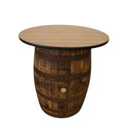 36 in Round Whiskey Barrel Table