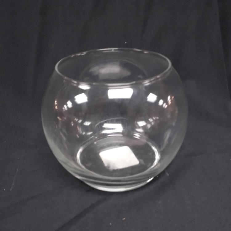 Flat Edged Glass Fishbowl