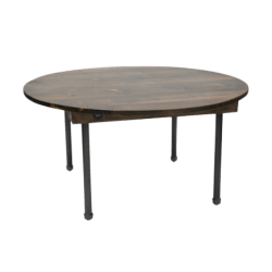 Manchester Pipe Table Dark Wood