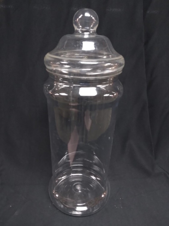 Tall Plastic Candy Jar