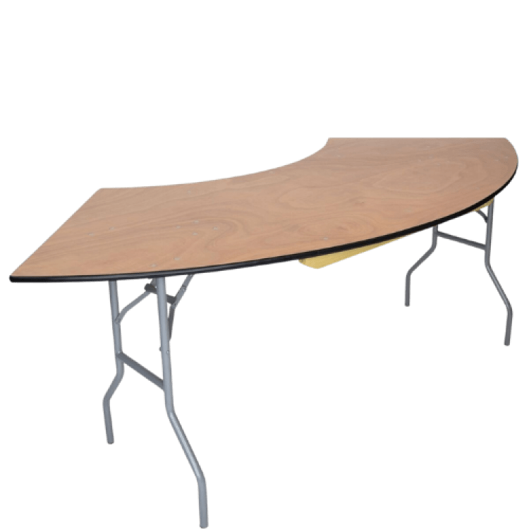 Serpentine Table Semi Arch