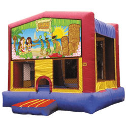 Hawaiian Tiki Luau Bounce House
