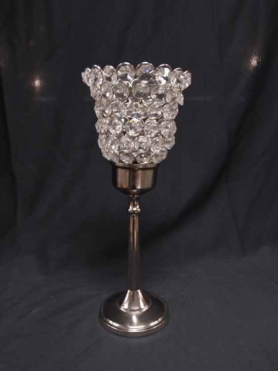 Small Crystal Tealight Candle Holder Stand