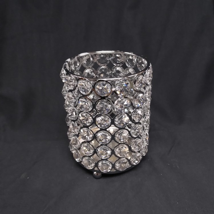 Crystal Beaded Candle Holder
