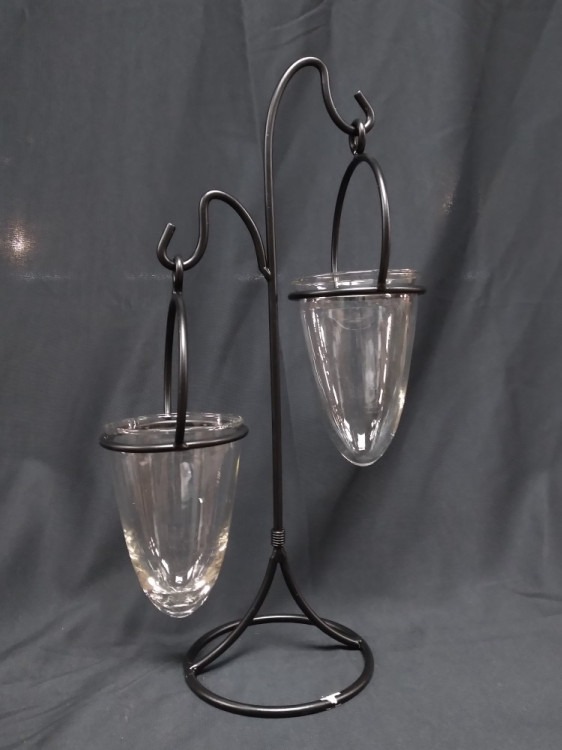 Black Double Vision Versatile Vase