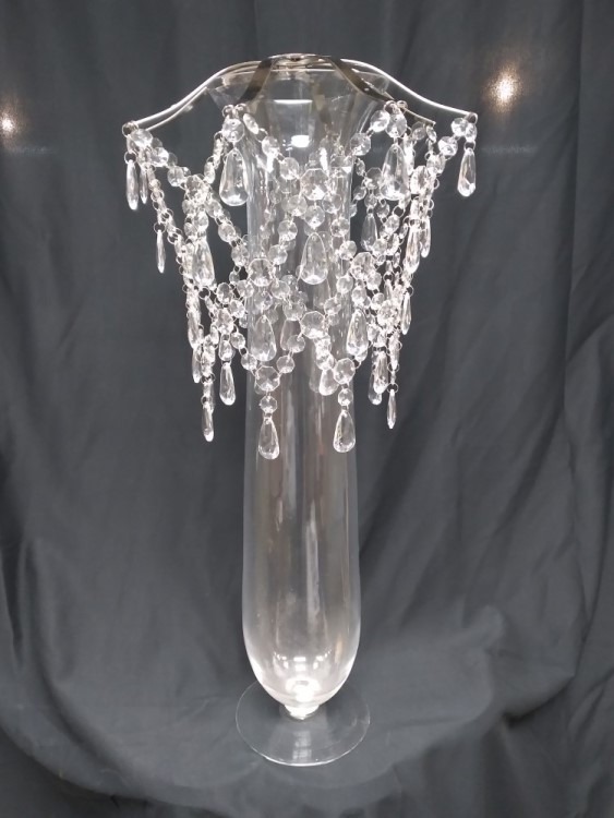 Crystal Candle Holder Cover