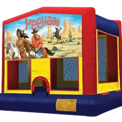 Western Cowboy Bounce House