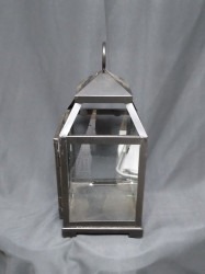 Small Wide Steel Lantern