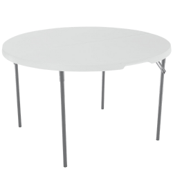 48 in Round Table Fold In Half