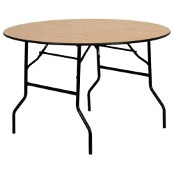 48 in Round Table - Wooden