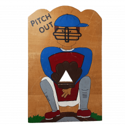 Pitch Out Baseball Catcher