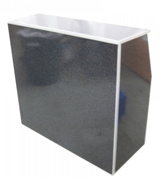 6 ft Portable Bar - Black