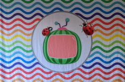 Kids Watermelon Show Backdrop