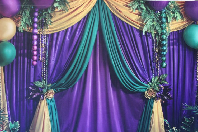 Mardi Gras Backdrop