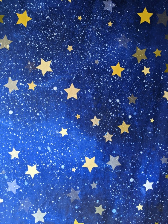 Blue Stary Sky Backdrop
