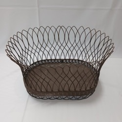 Rustic20Brown20Wired20Basket202 1704908063 Rustic Brown Wired Basket