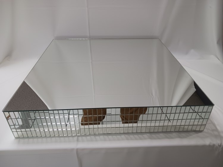 Short Square Mirror Stand