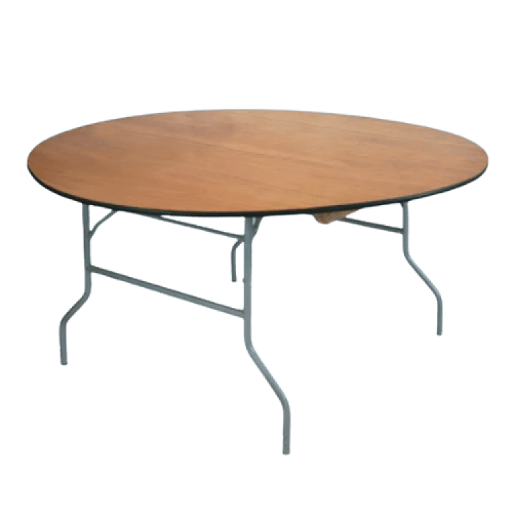 60 in Round Table - Wooden