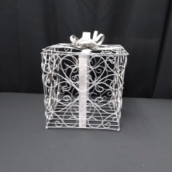 White Wire Decor Present
