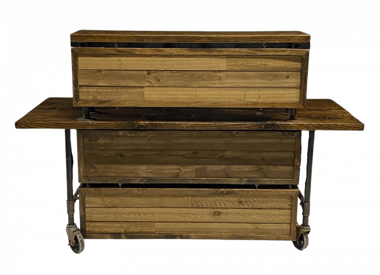 Manchester Bar (with 3 panels) - Wooden