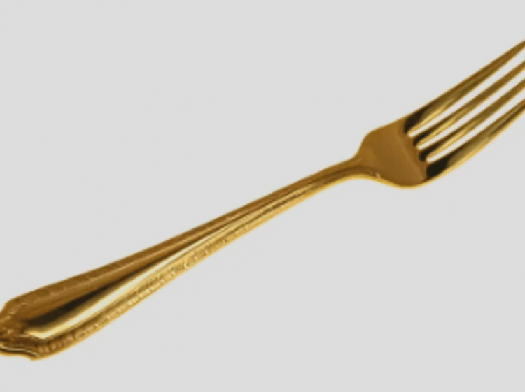 Dinner Fork - GOLD (Set of 10)