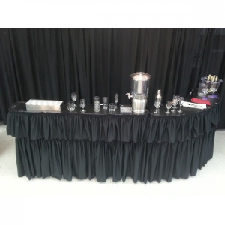 Skirted black Bar - Shaped Bar