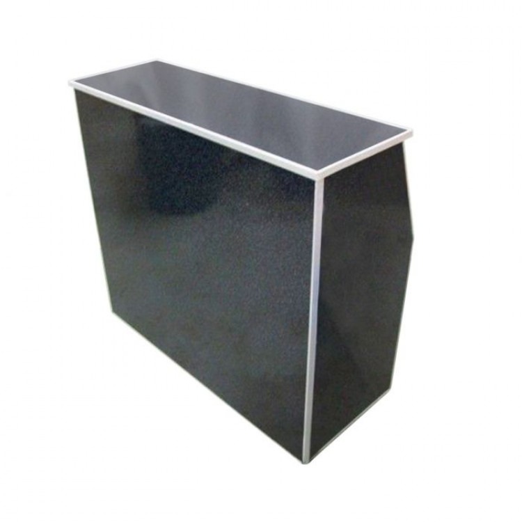 4 ft Portable Bar - Black