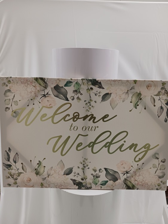 Welcome To Our Wedding Sign