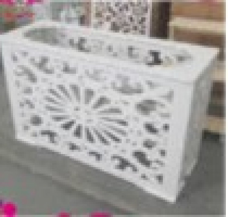 White Filligree Bar