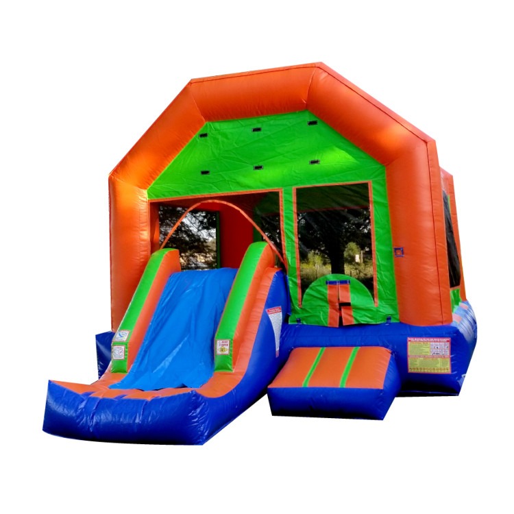 MultiColored Bounce House with Slide