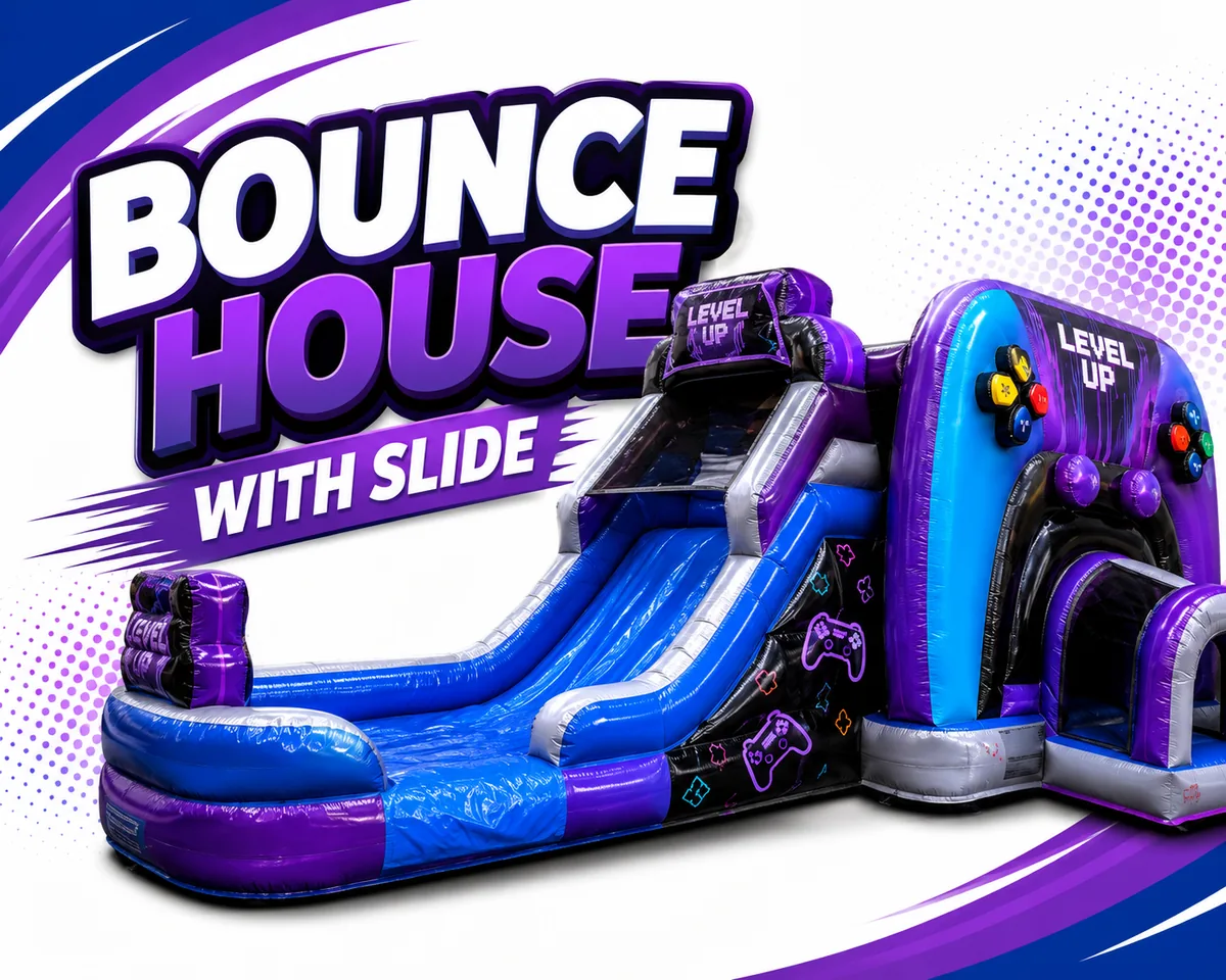 Bounce house with slide rentals